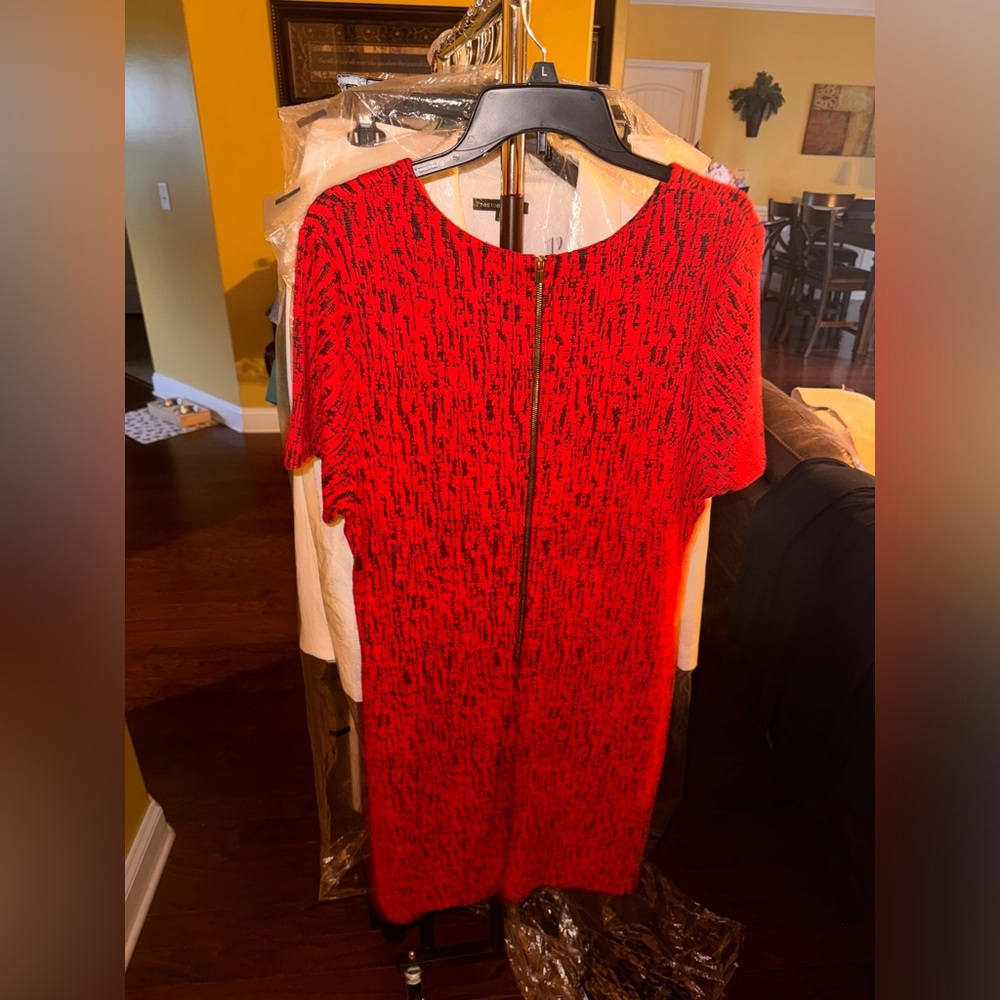 Premise Women’s Dress(Red&Black)